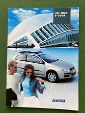 Folheto de vendas Fiat Stilo 3-dr junho de 2003 mercado do Reino Unido esporte ativo dinâmico Abarth comprar usado  Enviando para Brazil