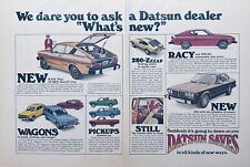 Línea de productos Datsun 1977 - anuncio de revista Centerfold segunda mano  Embacar hacia Mexico