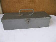 1 - Caja de almacenamiento de herramientas de metal H/D - Tamaño 12-1/2"" x 4-1/4 x 3"" de alto - Hypro Box EE. UU. segunda mano  Embacar hacia Argentina