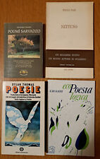Lotto libri poesia usato  Italia