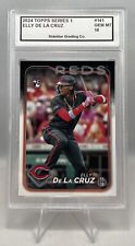 Elly De La Cruz Rookie Graded Gem Mint 10 2024 Topps Series 1 #141 RC for sale  Shipping to South Africa