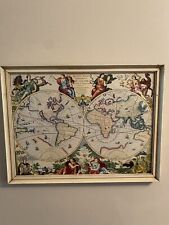 Framed maps america for sale  New Castle