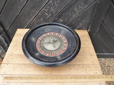 Antique 14 in. Roulette Wheel . Makers mark - Roulette Francaise Marque Deposse for sale  Shipping to South Africa