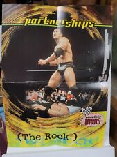 2002 THE ROCK Fleer WWE Absolute Divas MINI PÔSTER WWF comprar usado  Enviando para Brazil