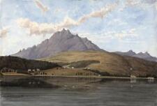 Mount pilatus watercolour for sale  UK