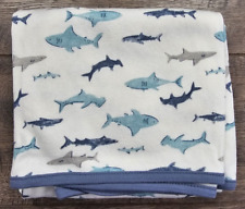 Toalha de banho cobertor tubarão azul Just One You Carter nova sem etiquetas comprar usado  Enviando para Brazil