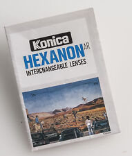 Folleto Revista Konica Hexanon Ar Intercambiable Lentes segunda mano  Embacar hacia Argentina