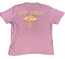 Camiseta masculina Ripcurl ajuste relaxado surf wear tamanho grande comprar usado  Enviando para Brazil