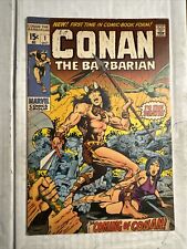 CONAN THE BARBARIAN #1 FN/VF 1970 Marvel Barry Windsor-Smith Art, Roy Thomas comprar usado  Enviando para Brazil