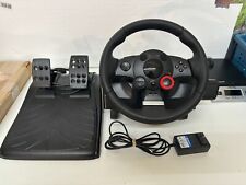 Rueda de carreras Logitech Driving Force GT con pedales PC PS2 PS3 E-X5C19, usado segunda mano  Embacar hacia Argentina