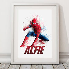 Spiderman poster personalised for sale  CLACTON-ON-SEA