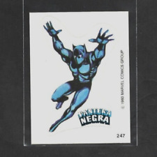 1980 Spanish Marvel Superheroes #247 PANTERA NEGRA Candy Bar Pegatina Inserto, usado segunda mano  Embacar hacia Argentina