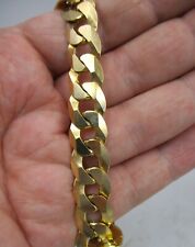 gents heavy gold bracelet for sale  ABERDARE