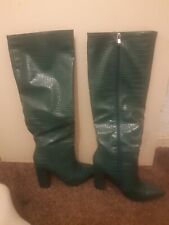 Green boots size for sale  GLASGOW