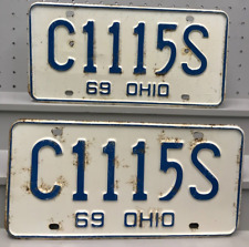 1969 ohio license for sale  De Witt