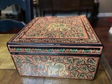 Burmese lacquerware box for sale  Houston