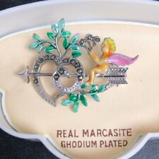 Real marcasite rhodium for sale  GRANTHAM