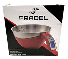 Escala digital de comida de cocina Fradel con tazón extraíble y taza medidora segunda mano  Embacar hacia Argentina