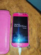 Mini teléfono Samsung rosa Galaxy S4 con estuche rosa segunda mano  Embacar hacia Mexico