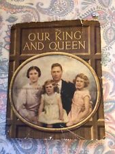 1937 VINTAGE BOOK... OUR KING AND QUEEN RARE SPECIAL PRESENTATION ED WOLVERHAMP for sale  Shipping to South Africa
