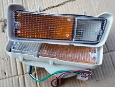 ISUZU KB20 KB25 UTE MODEL 1972 80 FRONT BUMPER TURN LIGHTS PAIR LEFT RIGHT NEW for sale  Shipping to South Africa