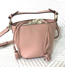 Usado, Bolsa satchel rara KATE SPADE couro Hayes Street PIPPA balde tiracolo rosa comprar usado  Enviando para Brazil