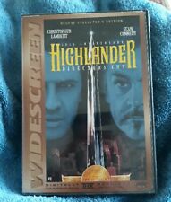 Highlander (DVD, 1997) Ação, Fantasia, Christopher Lambert, DLX Edição de Colecionador. comprar usado  Enviando para Brazil