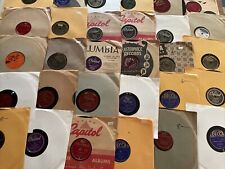 Lote de 10 discos de vinilo de 78 rpm 10" (gellaca, fonógrafo) género mixto todas las mangas segunda mano  Embacar hacia Argentina