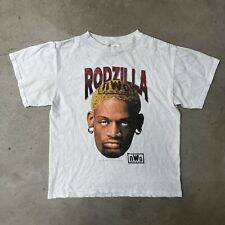 Usado, Camiseta vintage 1998 Dennis Rodman Rodzilla Nuevo Orden Mundial lucha libre segunda mano  Embacar hacia Argentina