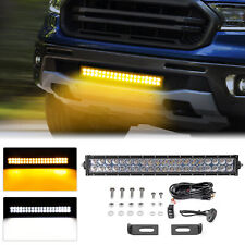 Used, For Ford Ranger 2019+ Amber/White Strobe 22'' LED Light Bar Bumper Mounting Kit for sale  Shipping to South Africa