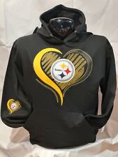 Pittsburgh Steelers NFL Pulóver Sudadera con Capucha Sudadera Diseño de Corazón Ropa segunda mano  Embacar hacia Mexico