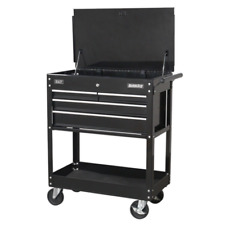 Sealey AP850MB Heavy Duty Mobile Tool & Parts Trolley Garage 4 Drawers Black (C) for sale  Shipping to South Africa