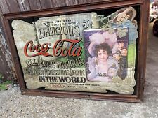 large coca cola mirror for sale  ROMFORD