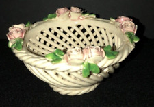 antique basket woven ceramic for sale  Nesconset