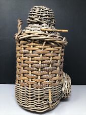 Wicker covered stoneware for sale  ROTHERHAM