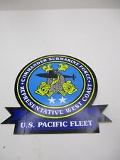 Adesivo adesivo COMSUBPAC Commander Submarine Force Pacific Fleet da Marinha dos EUA comprar usado  Enviando para Brazil