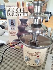 Chocolate fondue fountain for sale  CORBY