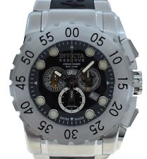 Relógio suíço masculino 52mm Invicta Reserve Leviathan prata/preto cronógrafo ref: 6653! comprar usado  Enviando para Brazil