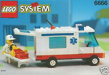 Lego 6666 ambulance usato  Italia