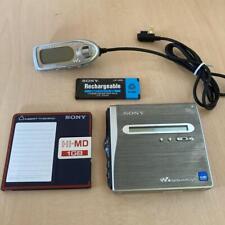 Reproductor de minidiscos portátil Sony MZ-NH1 Net MD Hi-MD Walkman funciona sin confirmar segunda mano  Embacar hacia Mexico