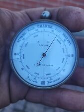 Antique pocket barometer for sale  POOLE