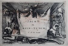 Jacht en veld-tuych par Wenceslaus Hollar F. de Wit excudit 17ème na sprzedaż  Wysyłka do Poland