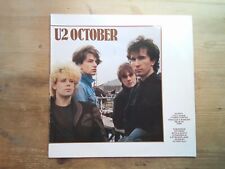 U2 October Very Good Vinyl LP Record Album 204185-320 German Press comprar usado  Enviando para Brazil