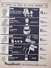 Publicité 1960 moulinex d'occasion  Compiègne