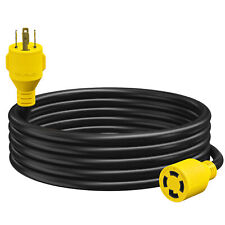 Leisure Cords NEMA L14-30 4 Prong Locking 30 Amp Generator Extension Cord, 15 ft for sale  Shipping to South Africa