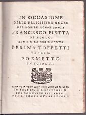 1797 feltre fabris usato  Cremona