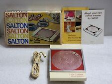 VINTAGE SALTON HOT COFFEE WARMING TRAY MODEL 900 W/BOX & INST / CATALOG EUC, used for sale  Shipping to South Africa