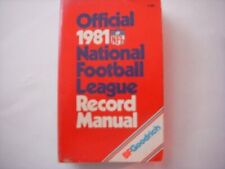 Manual oficial de registros da National Football League (NFL) 1981, usado comprar usado  Enviando para Brazil