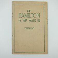 Catalog hamilton corporation for sale  Englewood