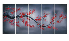 plum red blossom canvas for sale  Dayton
